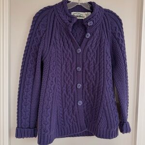 Aran Crafts Merino Wool Cardigan